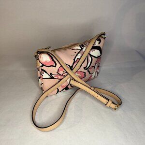 Kate Spade Bags | Kate Spade Pink/White Flower Themed Clasp Top Shoulder Bag